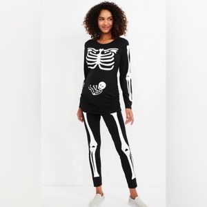 Motherhood Maternity Skeleton Costume